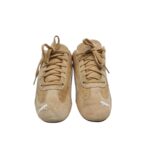 Adidasi dama Puma, 38, piele intoarsa, crem - imagine 3