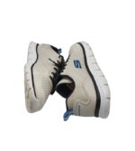 Adidasi barbati Skechers, 45, material textil, crem - imagine 4