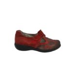Pantofi dama Reflexor, 40, piele intoarsa, piele, rosu