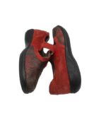 Pantofi dama Reflexor, 40, piele intoarsa, piele, rosu - imagine 4