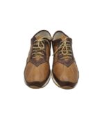 Adidasi barbati Galizio Torresi, 42, piele, maro - imagine 3