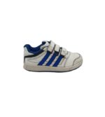 Adidasi copii Adidas, 35, imitatie de piele, alb albastru