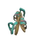 Sandale copii Graceland, 34, imitatie de piele, verde - imagine 4