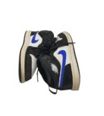 Adidasi copii Nike Jordan, 32, imitatie de piele, negru alb - imagine 4