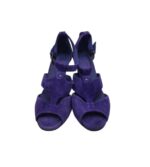 Sandale dama Jones, 39, piele intoarsa, mov - imagine 3