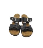 Saboti dama Rieker, 39, imitatie de piele, negru - imagine 3