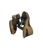 Saboti dama Rieker, 39, imitatie de piele, negru - imagine 4