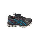 Adidasi barbati Asics, 40, material textil, gri negru, Gore Tex