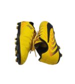 Adidasi copii Puma, 37, imitatie de piele, galben - imagine 4