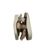 Sandale dama Geox, 36, piele, auriu - imagine 4