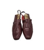 Pantofi dama 42, imitatie de piele, visiniu - imagine 3