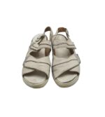 Sandale dama Waldlaufer, 38, piele, crem - imagine 3