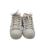 Adidasi dama Adidas, 38, imitatie de piele, piele, alb - imagine 3