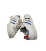Adidasi dama Adidas, 38, imitatie de piele, piele, alb - imagine 4