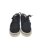 Tenisi barbati Adidas, 43, piele intoarsa, negru, imblaniti - imagine 3