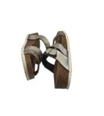 Saboti dama Boxx, 38, imitatie de piele, gri - imagine 4