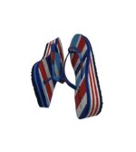 Saboti dama Uno, 40, alte materiale, alb albastru - imagine 4