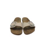 Saboti dama Esprit, 42, imitatie de piele, crem - imagine 3