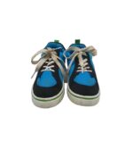 Tenisi copii 32, material textil, albastru - imagine 3