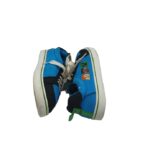 Tenisi copii 32, material textil, albastru - imagine 4