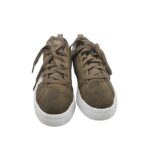 Tenisi barbati Adidas, 41, imitatie de piele, kaki - imagine 3