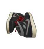 Adidasi dama Jordan, 39, imitatie de piele, negru - imagine 4