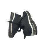 Adidasi dama Fashion, 36, material textil, negru - imagine 4