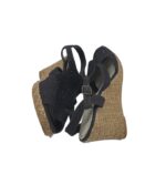 Sandale dama Minozzi, 30, material textil, negru - imagine 4