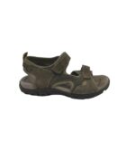 Sandale barbati Geox, 41, piele intoarsa, gri