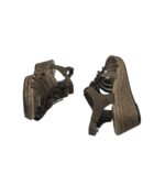 Sandale dama Easystreet, 39, material textil, maro - imagine 2