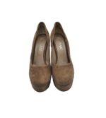 Pantofi dama Vivian, 39, piele intoarsa, bej - imagine 3