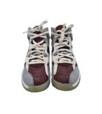 Adidasi barbati Jordan, 40, material textil, piele, alb gri - imagine 3