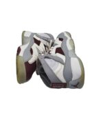 Adidasi barbati Jordan, 40, material textil, piele, alb gri - imagine 4