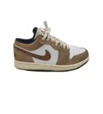 Adidasi barabti Nike, 42, piele intoarsa, piele, alb maro