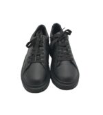 Adidasi barbati  43, imitatie de piele, negru - imagine 3