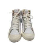 Tenisi barbati Nike, 43, piele, alb - imagine 3