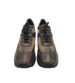 Adidasi barbati Gino Tagli, 43, piele intoarsa, piele, maro - imagine 3