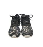 Adidasi dama Adidas, 40, material textil, negru alb - imagine 3