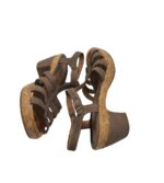 Sandale dama Gabor, 39, piele, bej - imagine 4