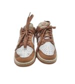 Adidasi dama Nike, 39, imitatie de piele, piele, alb maro - imagine 3