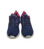 Adidasi dama Skechers, 39, material textil, negru albastru - imagine 3