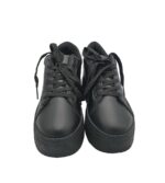 Adidasi dama Giulia, 37, imitație de piele, negru - imagine 3