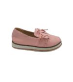 Mocasini dama 40, imitatie de piele, roz