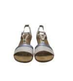 Sandale dama Rieker, 40, imitatie de piele, gri - imagine 3