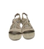 Adidasi dama 43, material textil, gri alb - imagine 4