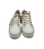 Tenisi dama Primark, 41, imitatie de piele, alb - imagine 3