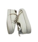 Tenisi dama Primark, 41, imitatie de piele, alb - imagine 4