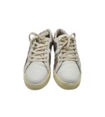 Tenisi dama Feather & Sole, 39, piele, maro alb - imagine 3