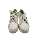 Adidasi dama 41, imitatie de piele, alb - imagine 3