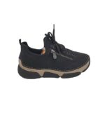 Adidasi barbati Rieker, 42, imitatie de piele, negru